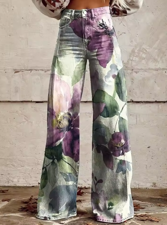 Alessia - Pantaloni retrò chic boho