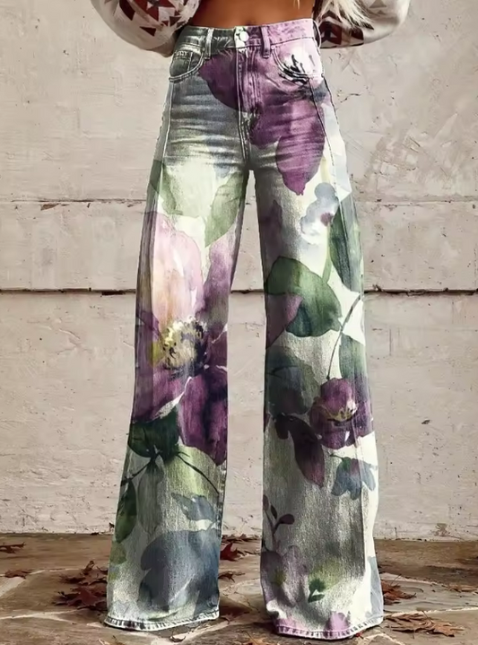 Alessia - Pantaloni retrò chic boho