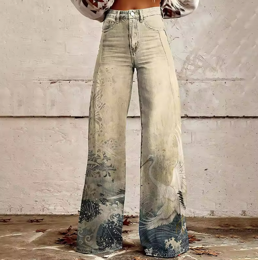 Ondata - Eleganti pantaloni boho