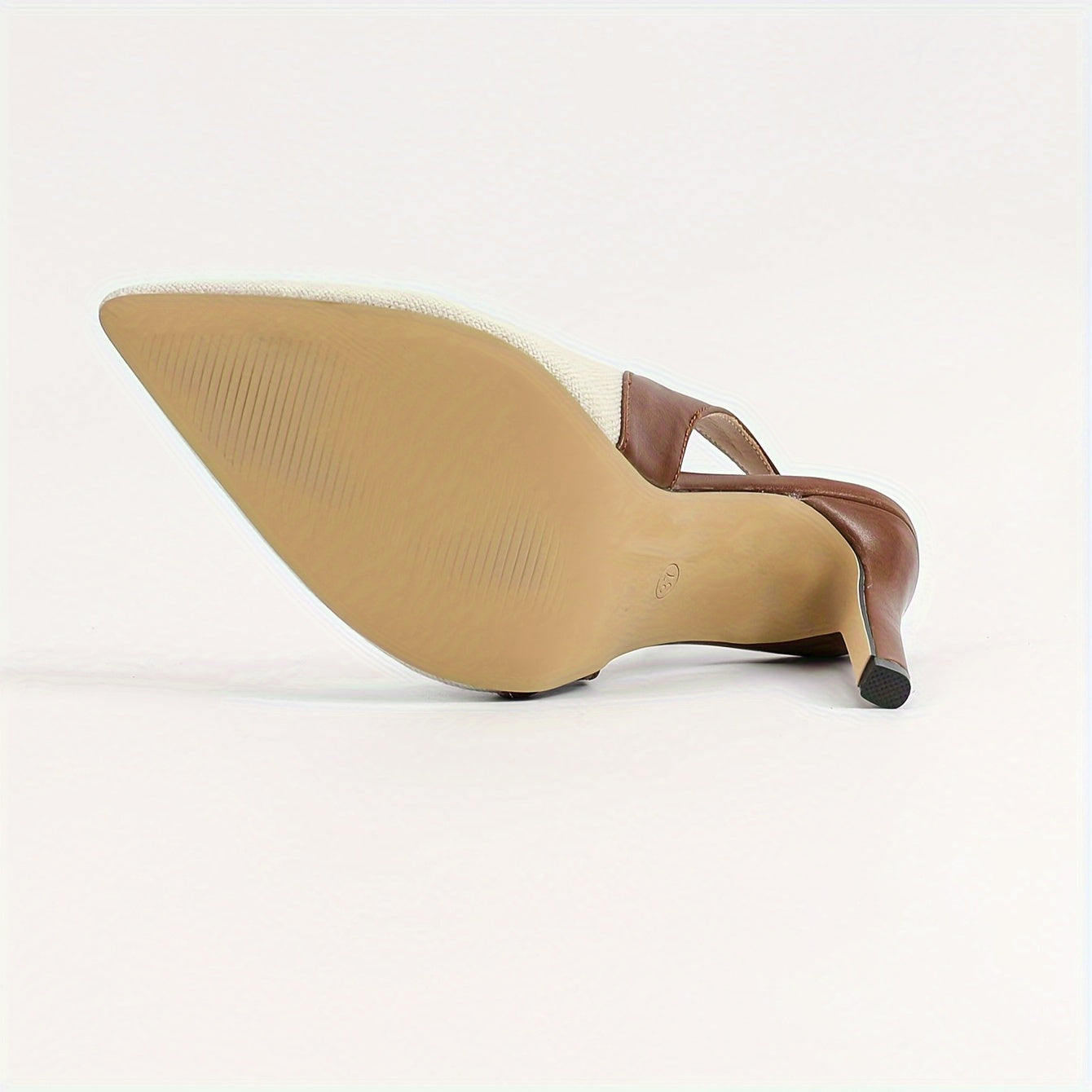 Amelia™ | Scarpe con tacco con tallone aperto e dettagli a contrasto